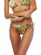 Galapagos Bikini Slip with Ties Yellow