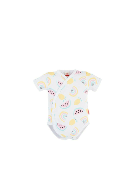 Makoma Baby Bodysuit Set Short-Sleeved White