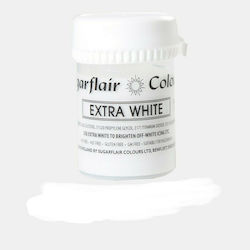 Sugarflair Food Colouring Paste Extra White Jar 42gr