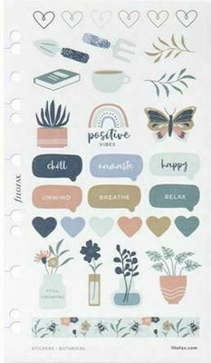 Filofax Botanical Post-it Notes Pad Multicolour