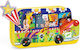 Kids Puzzle The Rainbow Bus for 3++ Years 16pcs Djeco