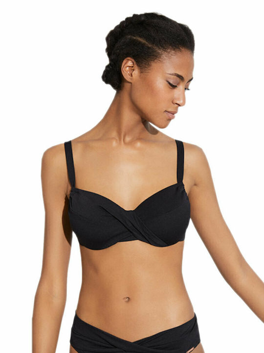 C Bikini Top C Cup Black