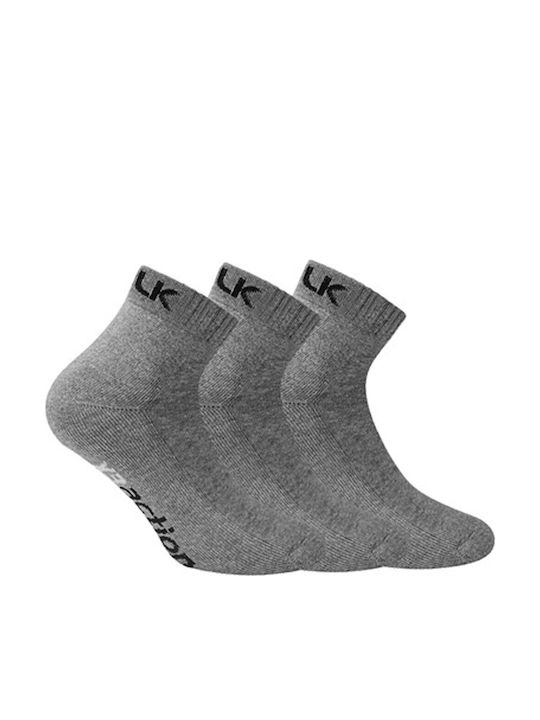 Walk Women's Solid Color Socks Gray 3Pack