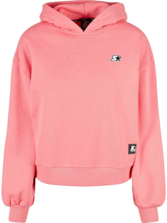 Starter Long Women's Sweatshirt Hooded Pinkgrap...