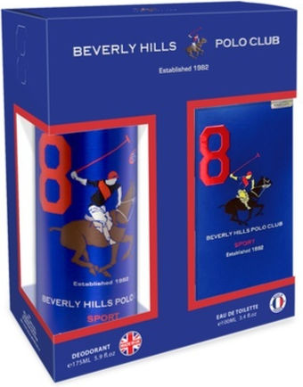 Beverly Hills Polo Club Sport 8 Мъжки Комплект с Eau de Toilette