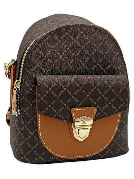 La tour Eiffel 171-211040-1 Women's Bag Backpack Brown 171-211040