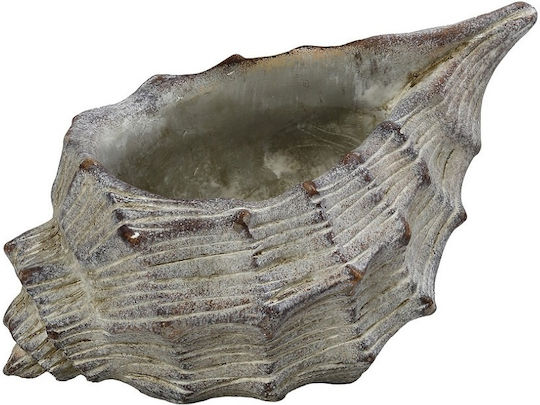 Espiel Übertopf Beton Beige 29x19.5x18εκ. Shell