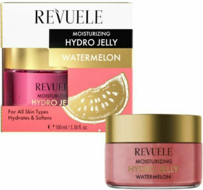 Revuele Watermelon Hydro Jelly Moisturizing Gel Suitable for All Skin Types with Hyaluronic Acid 100ml