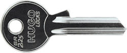 Hugo Locks Door Key Lock Silver 1pcs