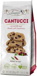 Laurieri Biscuits Cantucci Almond With Chips Cranberries Vegan 1pcs 200gr