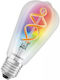 Ledvance Bec Smart FS1 LED 4.5W pentru Dulie E27 și Formă ST64 RGB 300lm Reglabil în intensitate