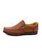 S&M Herren Leder Slipper - Taba