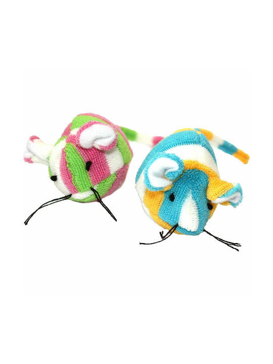 Happypet Candy Stripe Mice Cat Toy Mouse