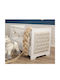 Baby Smile Baby Crib Andriana White with Mattress 70x140cm