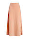 Midi Skirt Floral Tropical Peach