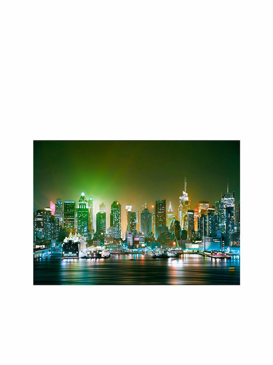 Fototapet de Perete 350x245cm Ny: Enlightened Harbour Tesatura