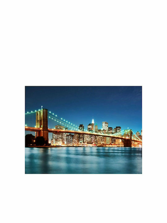 Fototapet de Perete 300x231cm Sparkling Brooklyn Bridge Tesatura