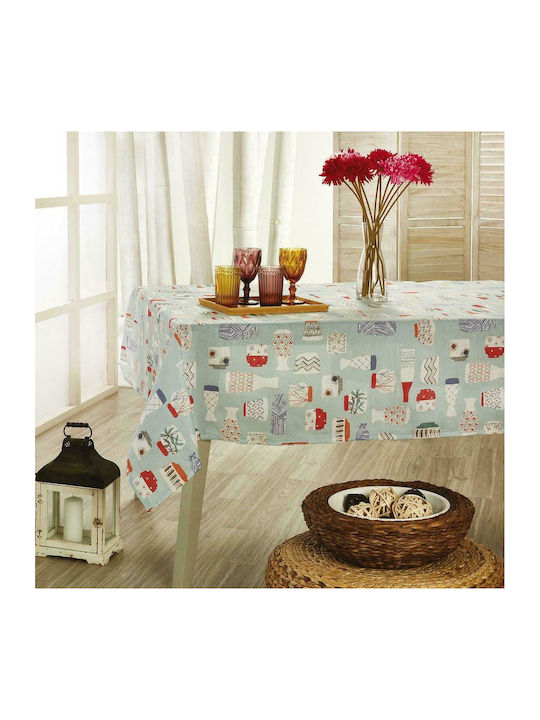 Whitegg Z105 Cotton & Polyester Tablecloth Beige 140x180cm