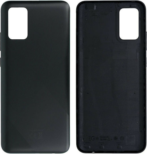 Καπάκι Μπαταρίας Type A Μαύρο για Galaxy A02s