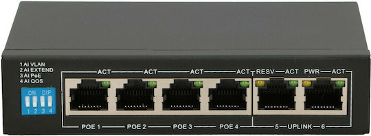 Extralink Euros v2 Управляем Суич L2 PoE+ с 6 Ethernet Порта