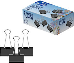 Forofis Cleme Metalice 51mm Negre 12buc