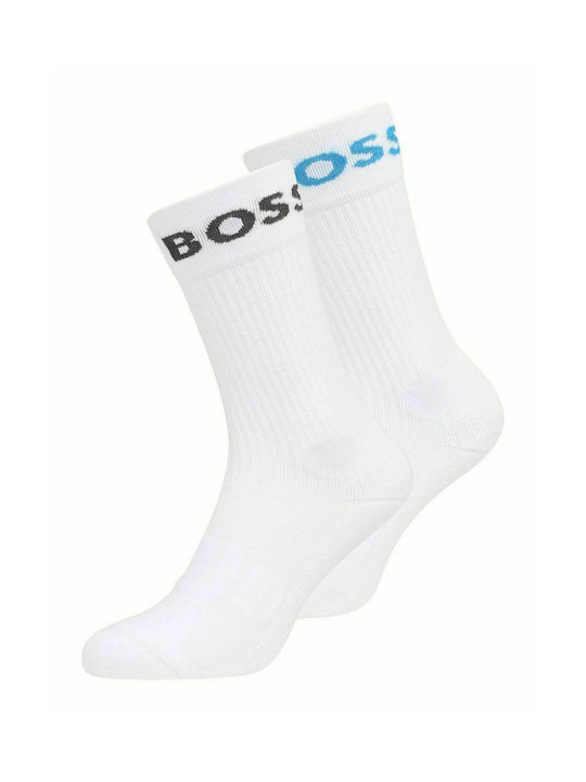Hugo Boss Ανδρικές Κάλτσες Λευκές 2Pack