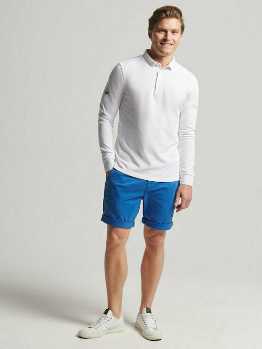 Superdry Studios Core Herrenshorts Chino Blau