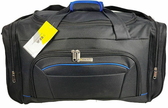 RCM Sack Voyage 43.5lt Black Fabric L58xW25xH30cm