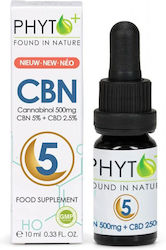 Phytoplus CBN 5% + CBD 2.5% Έλαιο Κάνναβης σε Σταγόνες 10ml