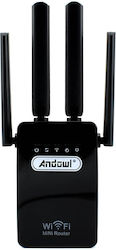 Andowl Q-T83 WiFi Extender Single Band (2.4GHz) 300Mbps με 2 Θύρες Ethernet