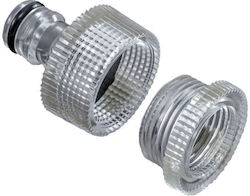 Ipierre 22045D Conector pentru furtun de robinet cu Femeie Filet 19x13mm Transparent Ipierre 22045D Conector pentru furtun de robinet cu Femeie Filet 19x13mm Transparent