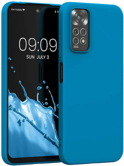 KWmobile Back Cover Silicone Caribbean Blue (Redmi Note 11 / 11S 4G)