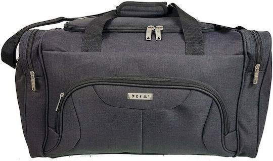 RCM 802-20 Σακ Βουαγιάζ 44lt Μαύρο Υφασμάτινο Μ52xΠ28xΥ30εκ.