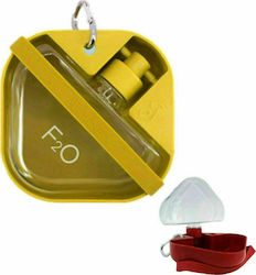 Ferribiella F2O Bowls Dog Food & Water Yellow 350ml CIO226-G