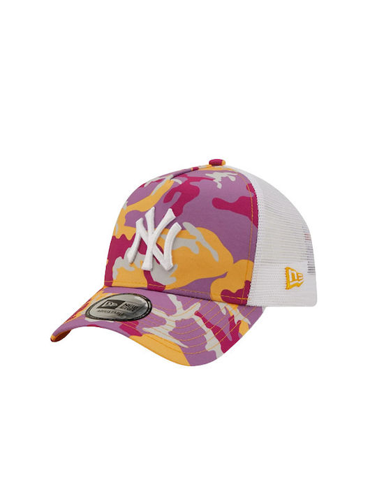 New Era New York Yankees Men's Trucker Cap Pink Camo