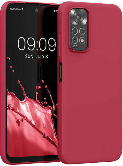 KWmobile Back Cover Silicone Sweet Cherry (Redmi Note 11 / 11S 4G)