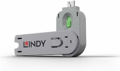 Lindy Port Lock USB Πράσινο (40621)