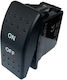 Διακόπτης On/Off Αυτοκινήτου 12V-24V για 5pin Μαύρο