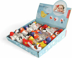 Kikkerland Bird Whistle Water Faces Colorful