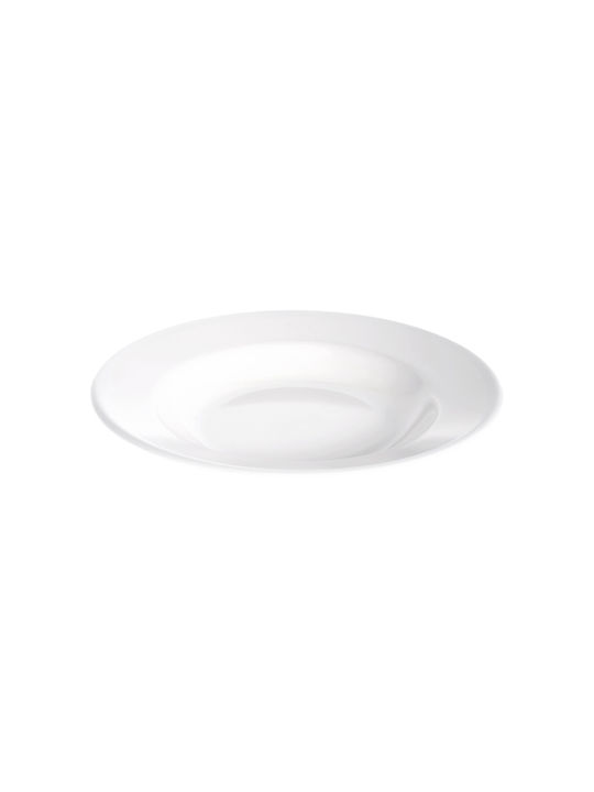 Evivak Chef Νο237 Plate Soup made of Melamine White with Diameter 22cm
