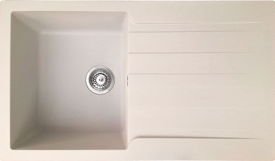 Duralit KS100 KS100-420 Drop-In Chiuvetă din Granit Sintetic L86xW50cm Grafit