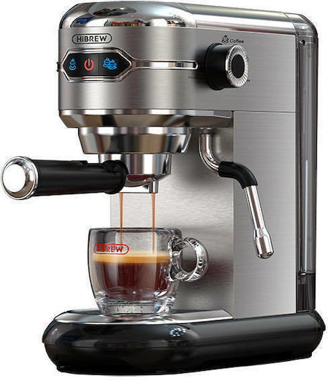 Hibrew H11 Αυτόματη Μηχανή Espresso 1450W Πίεσης 19bar Ασημί