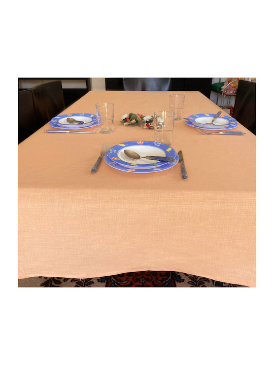 Palatex Tischtuch All Linen Salmon 150x190cm