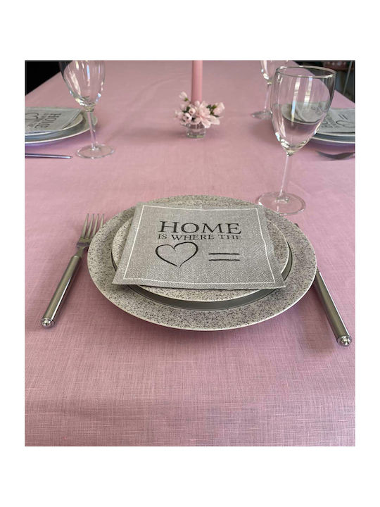 Palatex Tischtuch All Linen Pink 150x190cm