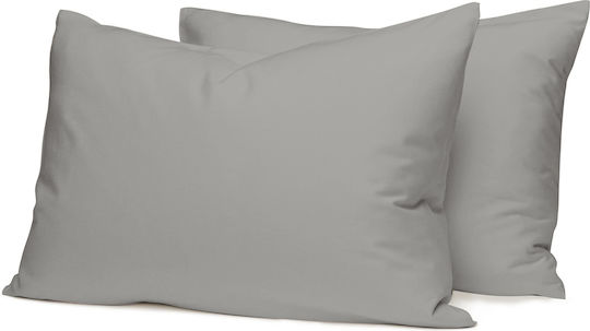 Palatex Set Cearșafuri 230x260cm. Solid Flint Gray 4buc