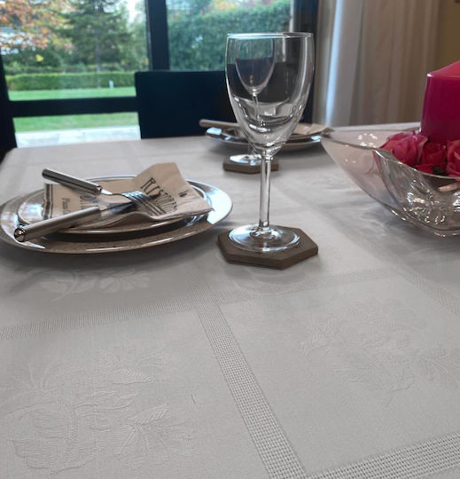 Palatex Șervețel Set 6buc Athina Alb 53x53cm