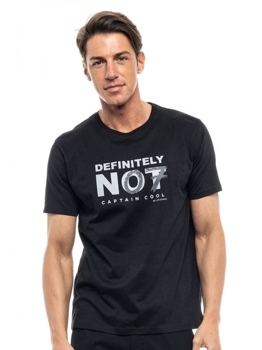 Splendid Herren T-Shirt Kurzarm Schwarz