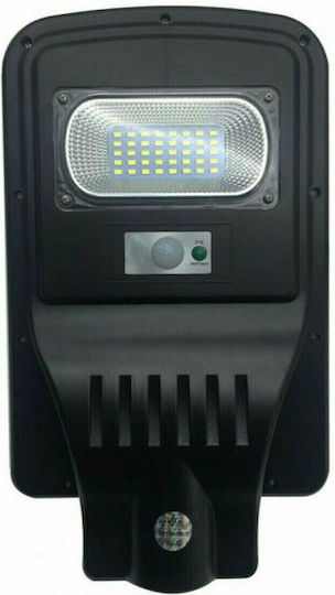Arrango Ηλιακό Φωτιστικό Δρόμου 30W Ψυχρό Λευκό 6500K με Αισθητήρα Κίνησης IP65 33x21εκ.