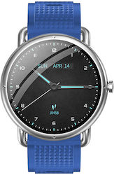 DAS.4 SG65 Smartwatch με Παλμογράφο (Silver/Blue)