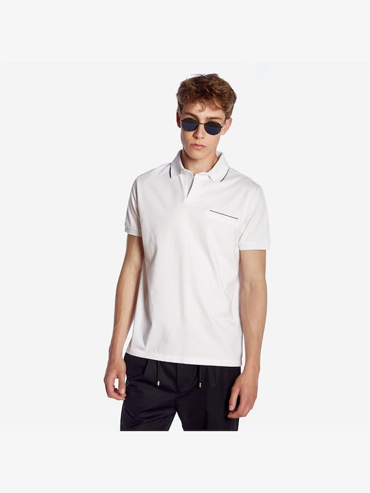 Sogo Ανδρικό T-shirt Polo Λευκό